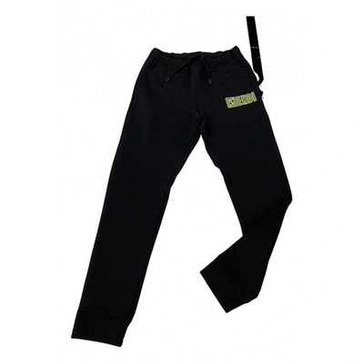 Pre-owned Fendi Trousers In Black