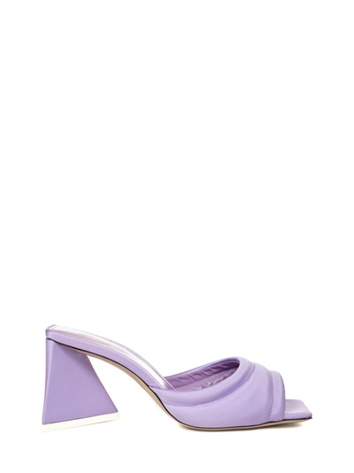 Shop Attico Devon Sandals In Lilac