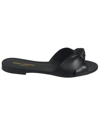 Shop Saint Laurent Bianca 05 Mule Sandals In Black