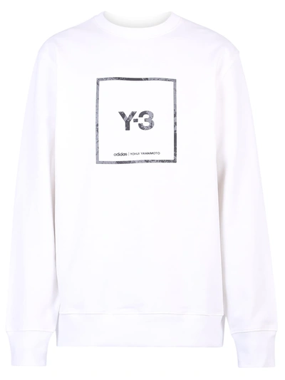 Shop Y-3 Printed Sweatshirt In White