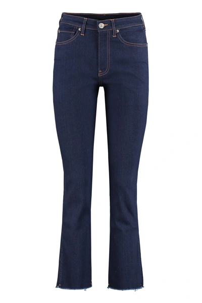 Shop 3x1 High-rise Straight-leg Jeans In Denim