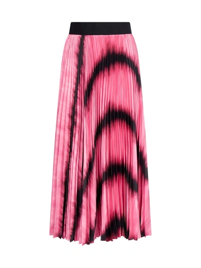 Shop Alice And Olivia Skirt In Washed Tie Dye Pink