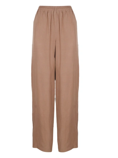 Shop Balenciaga B Track Pants In Brown