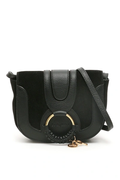 Shop See By Chloé Mini Hana Shoulder Bag In Black (black)
