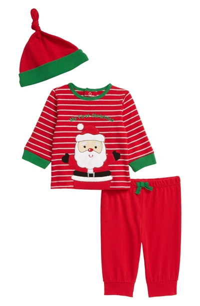 Shop Little Me Santa Top In Red