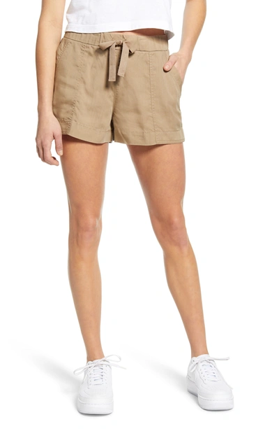 Shop 1822 Denim 1822 Drawstring Shorts In Med Khaki