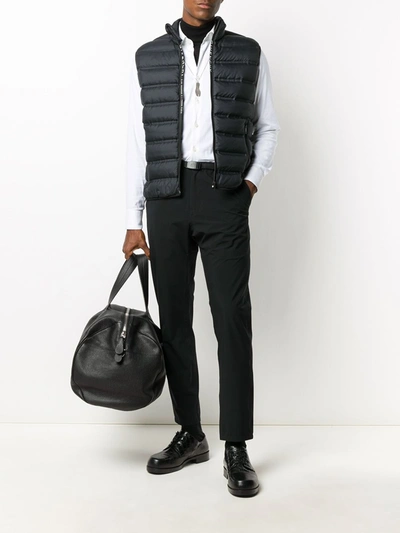 Shop Givenchy Puffer Waistcoat In Black