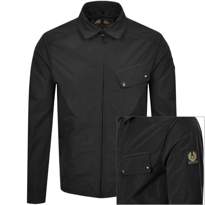 Shop Belstaff Camber Overshirt Jacket Black