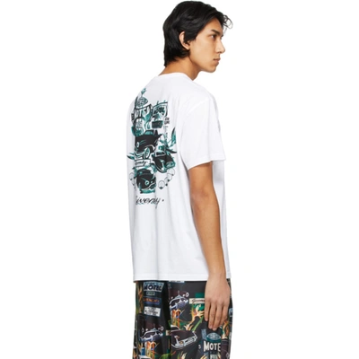 Shop Givenchy White Motel T-shirt In 100-white