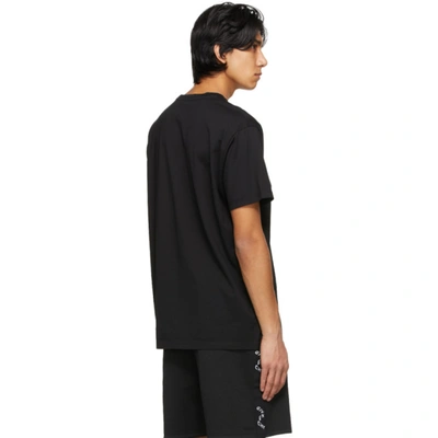 GIVENCHY 黑色 EMBROIDERED REFRACTED T 恤