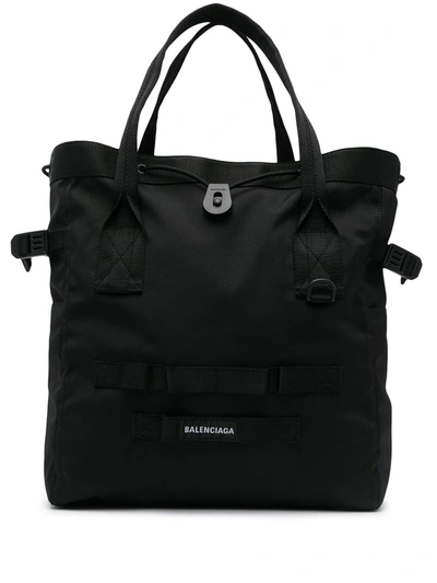 Shop Balenciaga Medium Army Tote Bag In Black