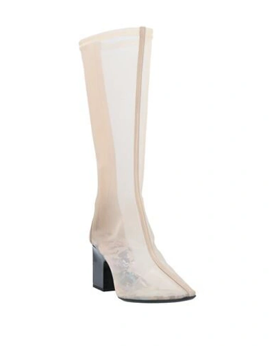 Shop Giorgio Armani Ankle Boots In Pale Pink