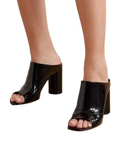 Shop Vetements Sandals In Black