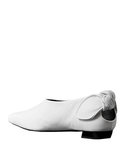 Shop Proenza Schouler Woman Ballet Flats White Size 8 Soft Leather