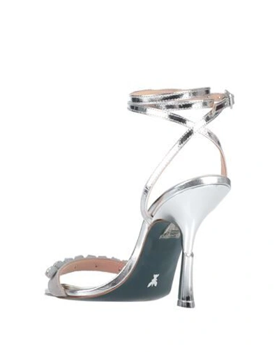 Shop Patrizia Pepe Sandals In Silver