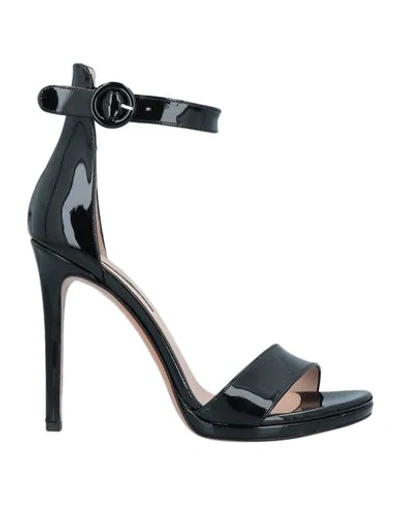 Shop Albano Sandals In Black