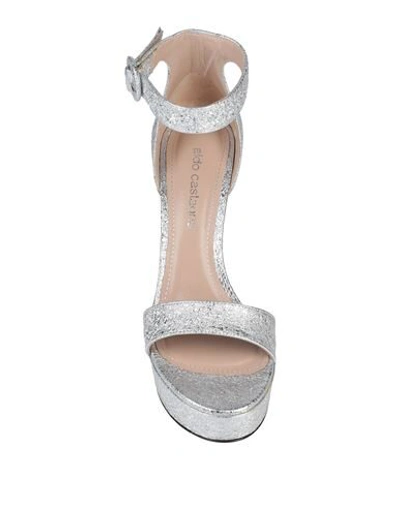 Shop Aldo Castagna Sandals In Silver