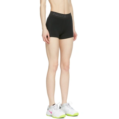 Shop Nike Black Pro 3-inch Shorts In 010 Black/p
