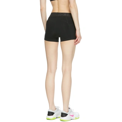 Shop Nike Black Pro 3-inch Shorts In 010 Black/p