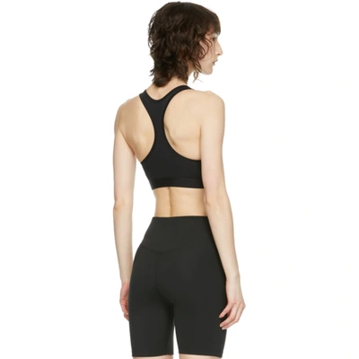 Shop Nike Black Swoosh Band Sport Bra In 010 Black/b