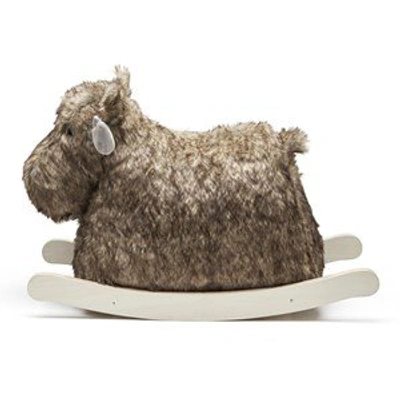 Shop Kids Concept Edvin Moose Rocking Horse Brun In Brown