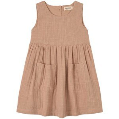 Shop Marmar Copenhagen Rose Sand Duna Dress In Pink