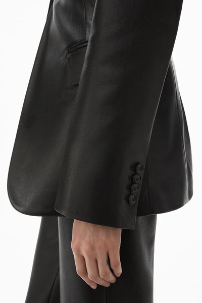 Shop Alexander Wang Cinched Waist Blazer In Black