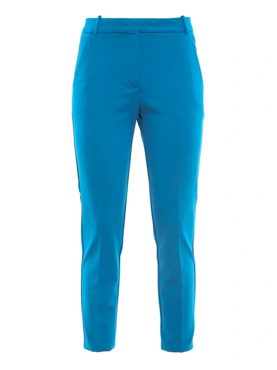 Shop Pinko Bello 100 Trousers In Blue