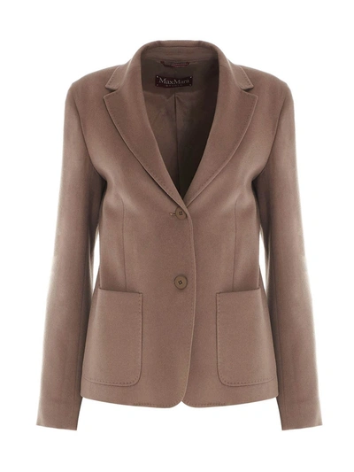 Shop Max Mara Parata Blazer In Brown