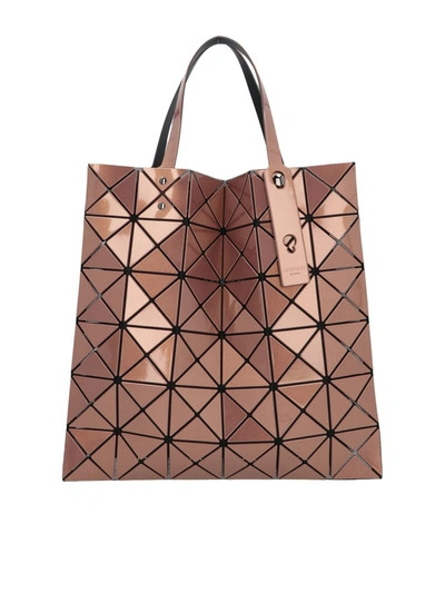 Shop Bao Bao Issey Miyake Lucent Metallic Shopper Bag In Bronze Color