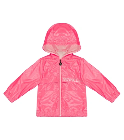 Shop Moncler Baby Admeta Hooded Jacket In Pink