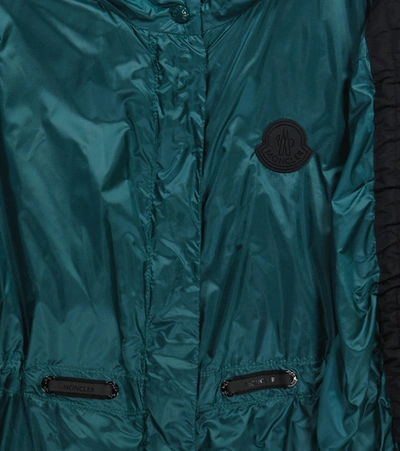 Shop Moncler Brunilda Coat In Green
