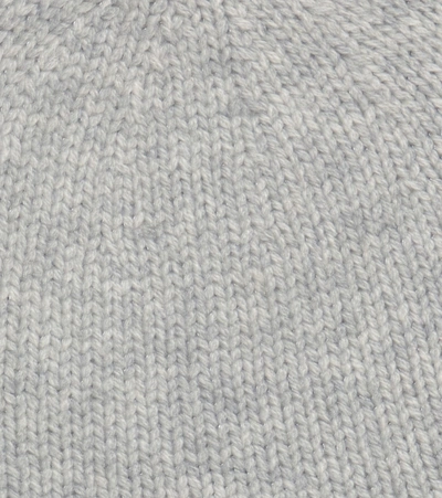 Shop Bonpoint Baby Cashmere Hat In Grey