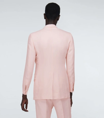 Shop Tom Ford Atticus Single-breasted Blazer In Pink