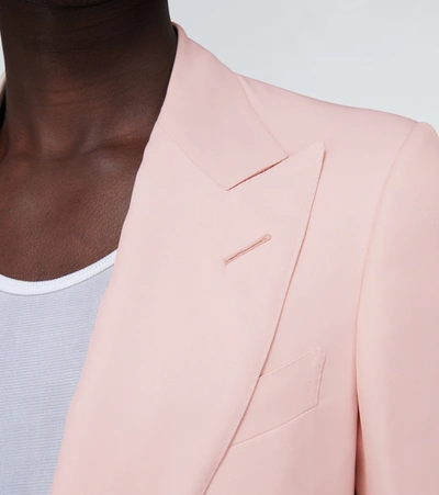 Shop Tom Ford Atticus Single-breasted Blazer In Pink