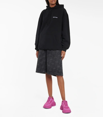 Balenciaga Triple S Clear Sole Logo-embroidered Foam And Mesh Sneakers In Pink