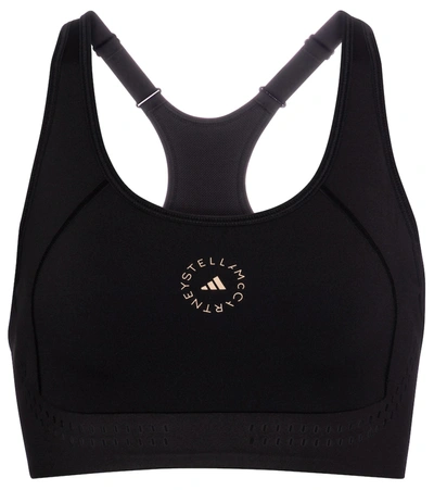 Shop Adidas By Stella Mccartney Truepurpose Sports Bra In Black