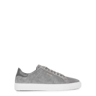 Shop Axel Arigato Clean 90 Grey Suede Sneakers