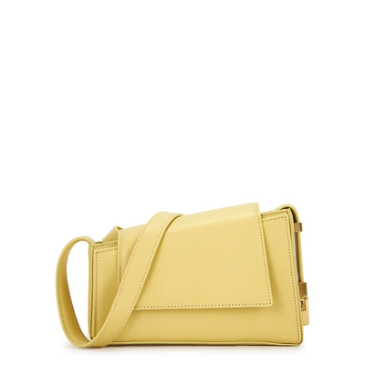 Shop Osoi Mag Mini Yellow Leather Cross-body Bag