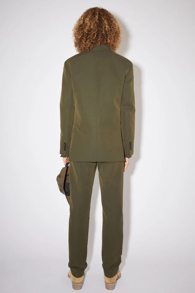 Shop Acne Studios Classic Suit Jacket Hunter Green