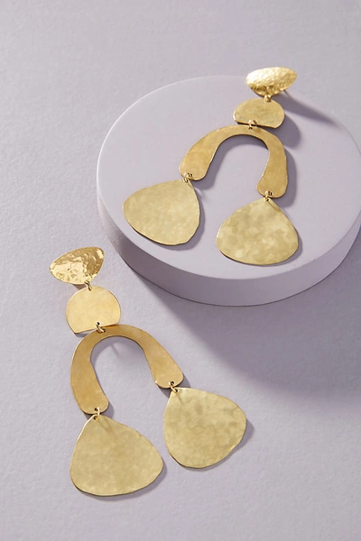 Shop Serefina Venezia Drop Earrings In Gold