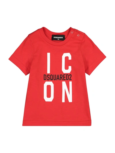 Shop Dsquared2 Kids T-shirt In Red