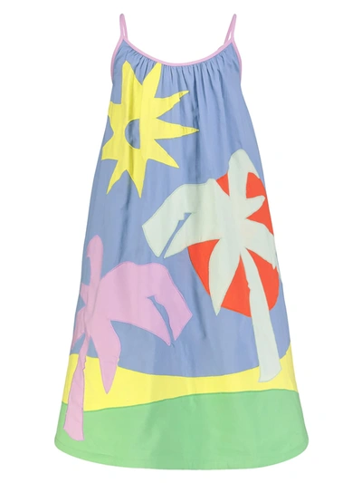 Shop Stella Mccartney Kids Dress For Girls In Blue