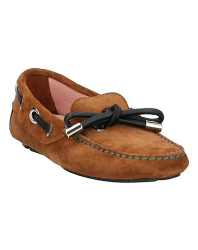 Shop Sportmax Loafers In Brown