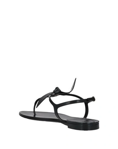 Shop Alexandre Birman Toe Strap Sandals In Black