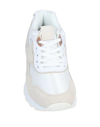 Shop Victoria Beckham Reebok X  Woman Sneakers Beige Size 8.5 Soft Leather, Textile Fibers