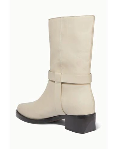 Shop Legres Woman Ankle Boots Beige Size 7 Soft Leather