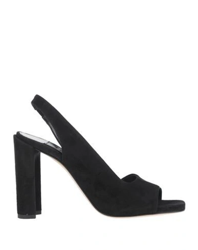 Shop Premiata Woman Sandals Black Size 6.5 Soft Leather