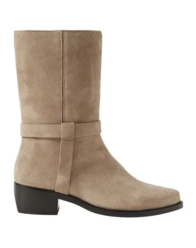 Shop Legres Woman Ankle Boots Beige Size 5 Soft Leather