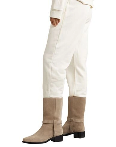 Shop Legres Woman Ankle Boots Beige Size 5 Soft Leather